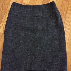 Dark gray pencil skirt- The Limited- size 0